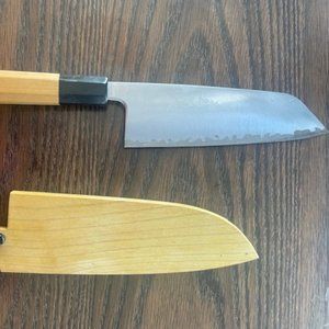 Yoshihiro Japanese Santoku Kitchen Knife - 7"